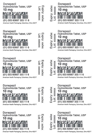 10 mg Donepezil HCl Tablet Blister 01